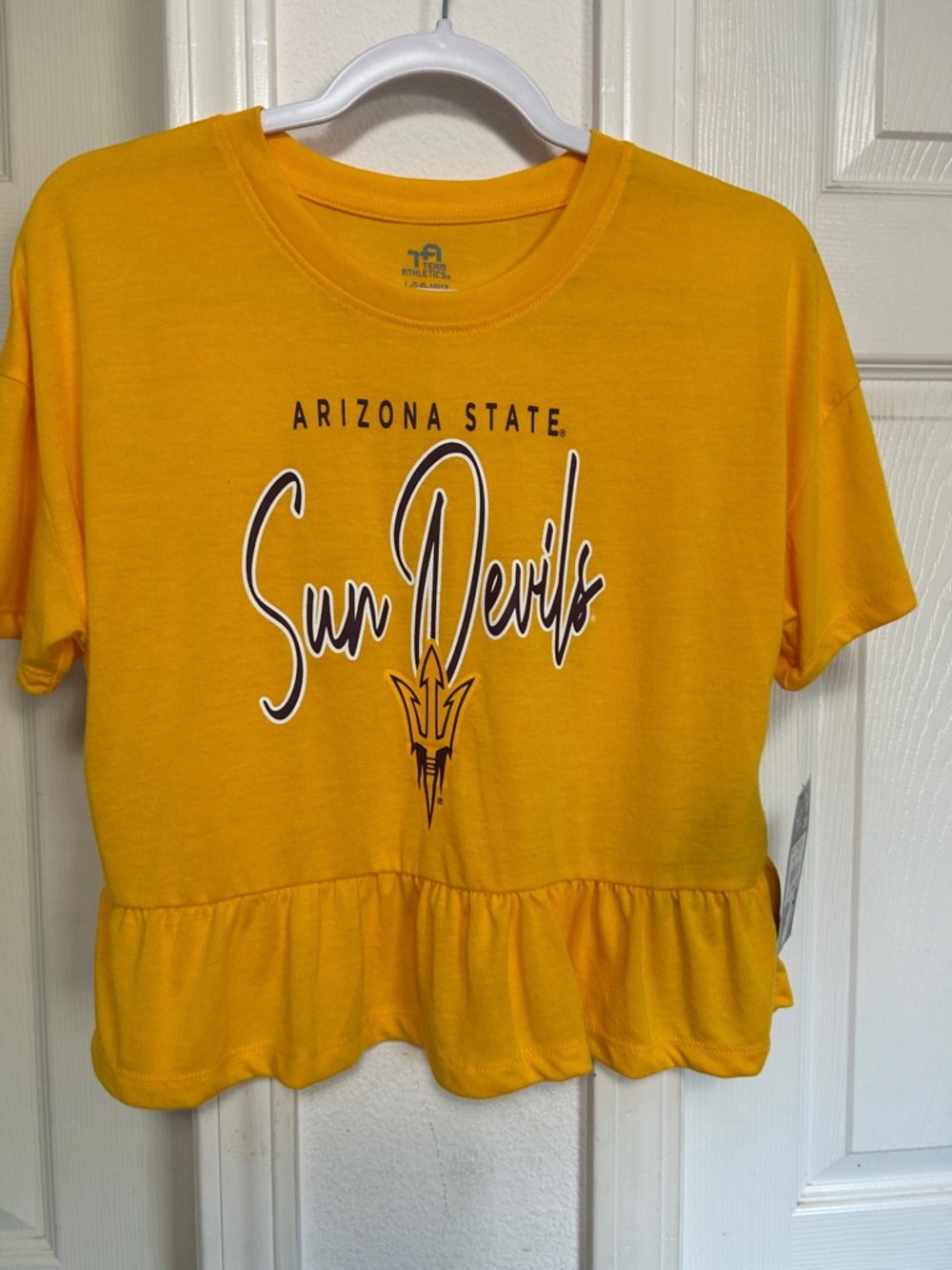 NWT Girls Arizona Sun Devils Top